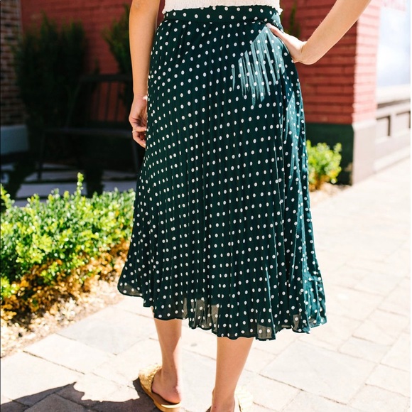 Simpler Times Polka Dot Skirt - Picture 5 of 8